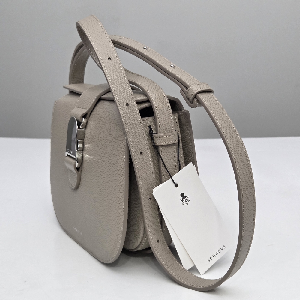 NWT SENREVE CADENCE BAG - PEBBLED / SAND / SILVER - Picture 4 of 10